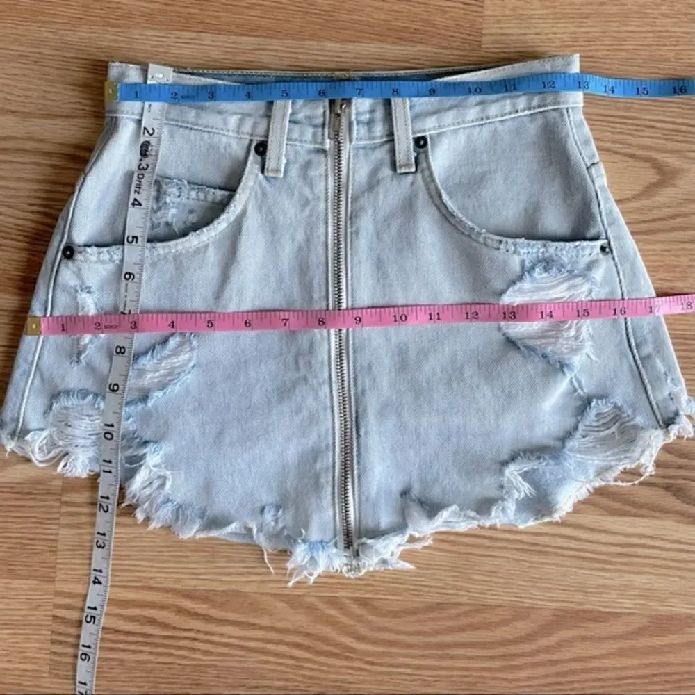 Carmar Beatrice Denim Mini Skirt